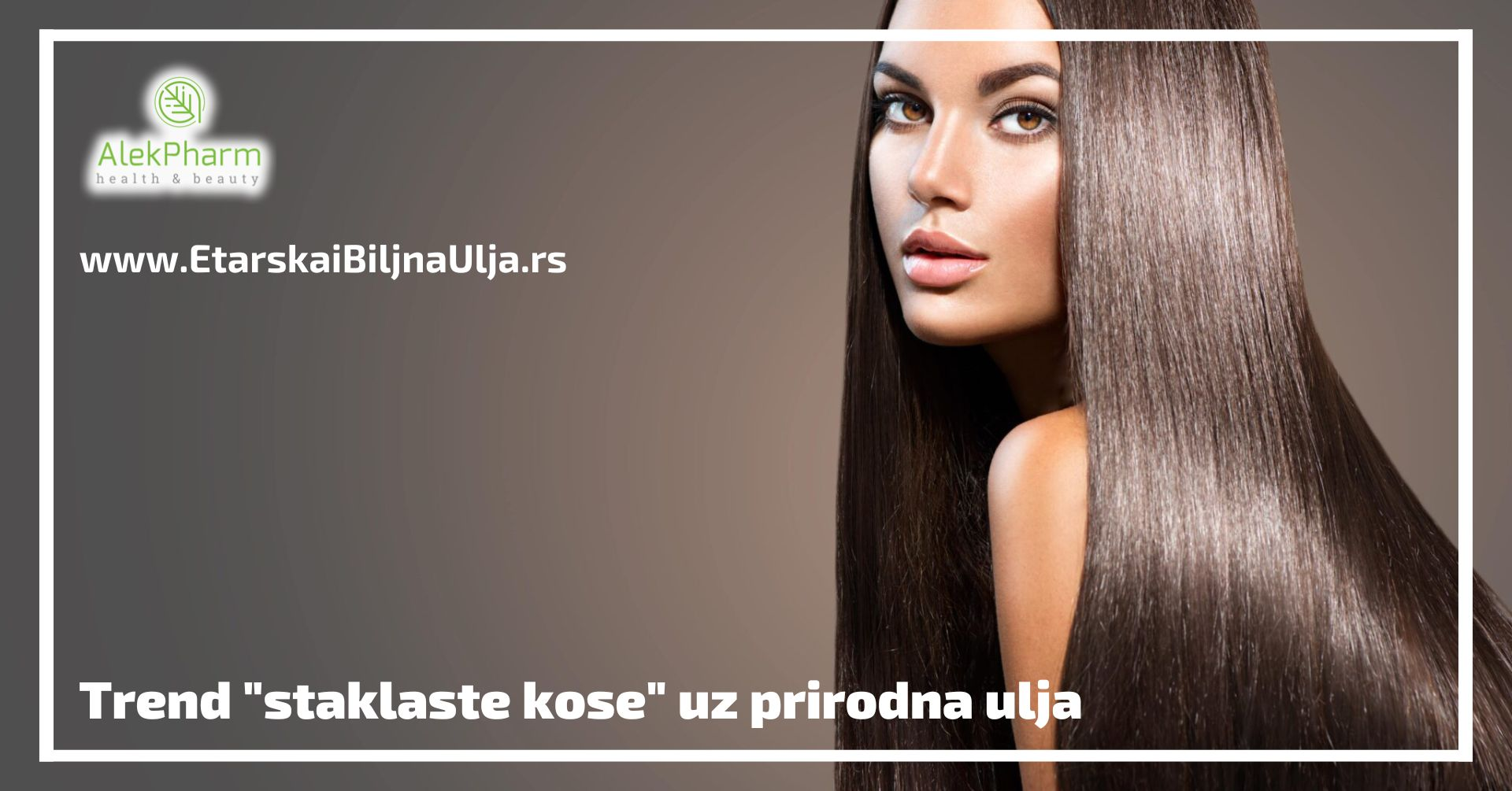 Trend "staklaste kose" uz prirodna ulja